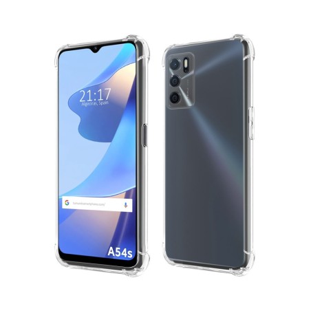Funda Silicona Antigolpes Transparente para Oppo A54s