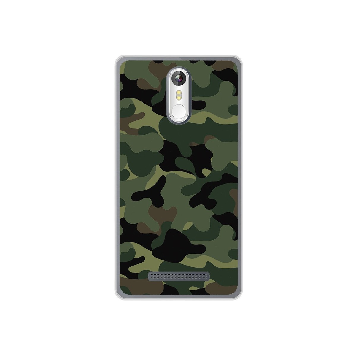 Funda Gel Tpu para Leagoo M8 / M8 Pro Diseño Camuflaje Dibujos