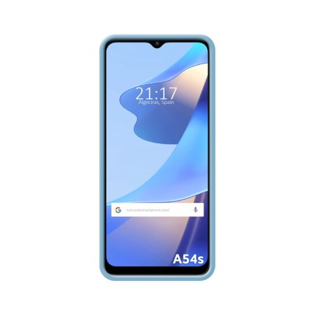 Funda Silicona Líquida Ultra Suave para Oppo A54s Color Azul