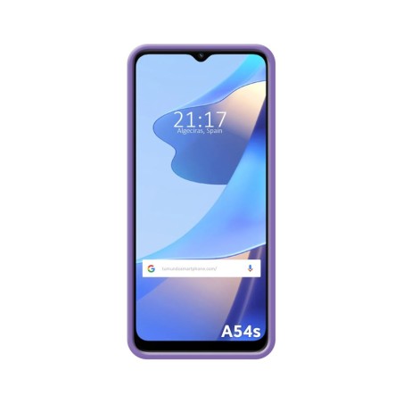 Funda Silicona Líquida Ultra Suave para Oppo A54s Color Morada