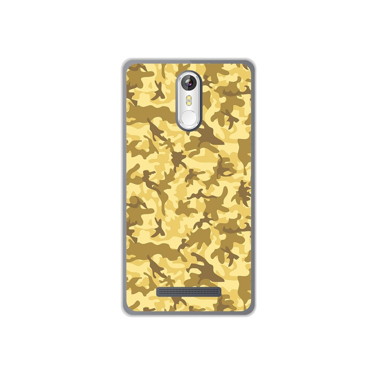 Funda Gel Tpu para Leagoo M8 / M8 Pro Diseño Sand Camuflaje Dibujos