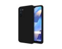 Funda Silicona Líquida Ultra Suave para Oppo A54s Color Negra