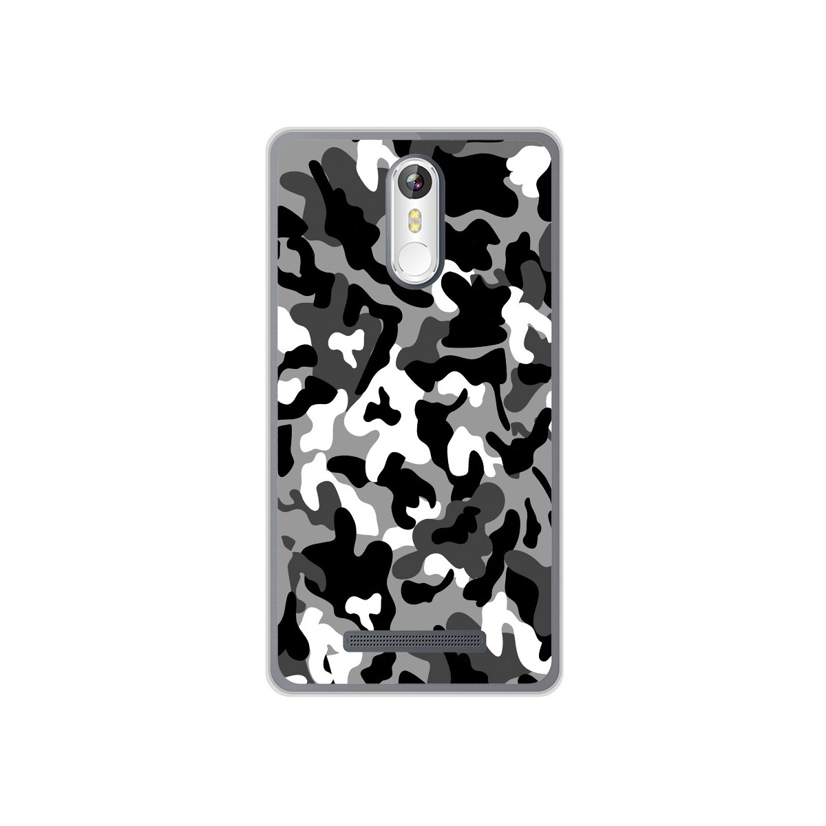 Funda Gel Tpu para Leagoo M8 / M8 Pro Diseño Snow Camuflaje Dibujos