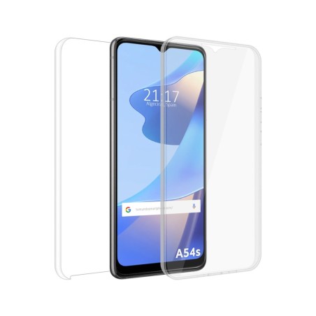 Funda Doble Transparente Pc + TPU Full Body 360 para Oppo A54s