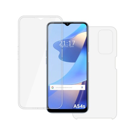 Funda Doble Transparente Pc + TPU Full Body 360 para Oppo A54s