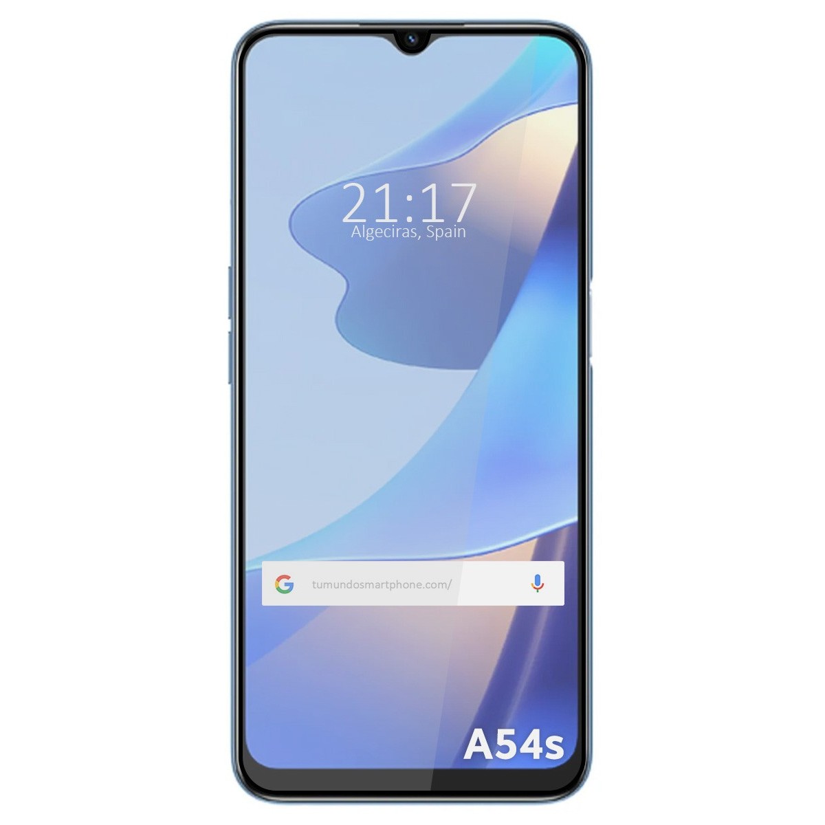 Protector Cristal Templado Completo 5D Full Glue Negro para Oppo A54s Vidrio
