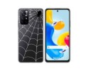 Funda Silicona Transparente para Xiaomi Redmi Note 11s 5G diseño Araña Dibujos