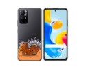 Funda Silicona Transparente para Xiaomi Redmi Note 11s 5G diseño Bufalo Dibujos