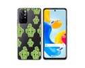 Funda Silicona Transparente para Xiaomi Redmi Note 11s 5G diseño Cactus Dibujos