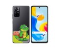 Funda Silicona Transparente para Xiaomi Redmi Note 11s 5G diseño Coco Dibujos
