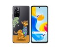 Funda Silicona Transparente para Xiaomi Redmi Note 11s 5G diseño Jirafa Dibujos