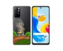 Funda Silicona Transparente para Xiaomi Redmi Note 11s 5G diseño Mono Dibujos