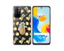 Funda Silicona Transparente para Xiaomi Redmi Note 11s 5G diseño Piña Dibujos