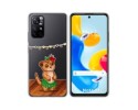 Funda Silicona Transparente para Xiaomi Redmi Note 11s 5G diseño Suricata Dibujos