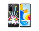 Funda Silicona Transparente para Xiaomi Redmi Note 11s 5G diseño Unicornio Dibujos