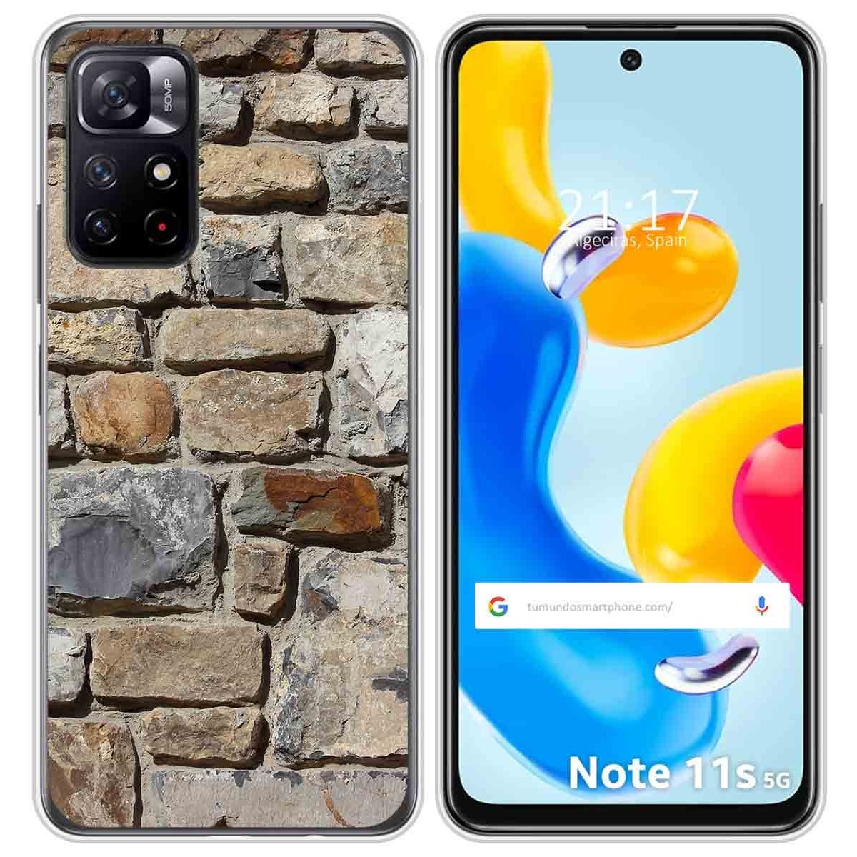 Funda Silicona para Xiaomi Redmi Note 11s 5G diseño Ladrillo 03 Dibujos