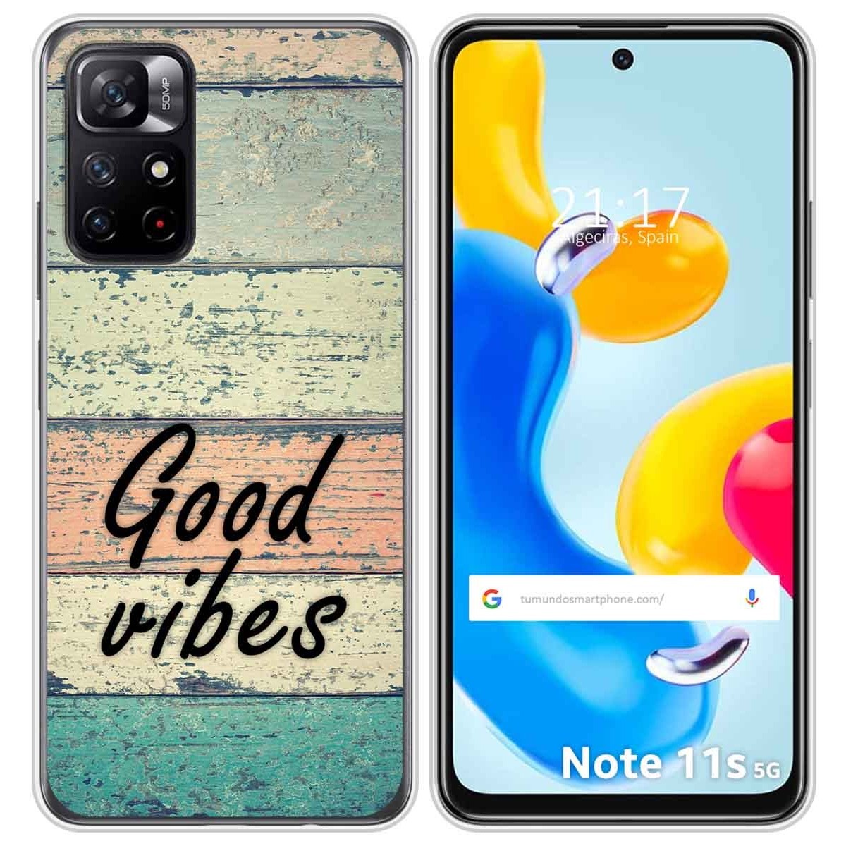 Funda Silicona para Xiaomi Redmi Note 11s 5G diseño Madera 01 Dibujos