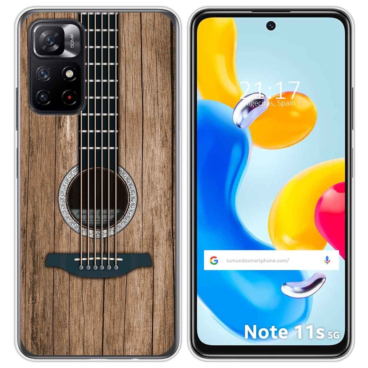 Funda Silicona para Xiaomi Redmi Note 11s 5G diseño Madera 11 Dibujos