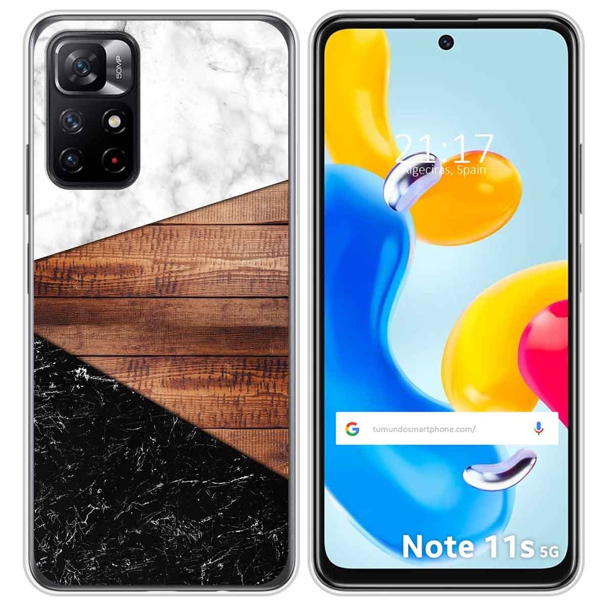 Funda Silicona para Xiaomi Redmi Note 11s 5G diseño Mármol 11 Dibujos