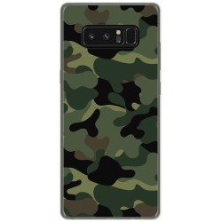 Funda Gel Tpu para Samsung Galaxy Note 8 Diseño Camuflaje Dibujos