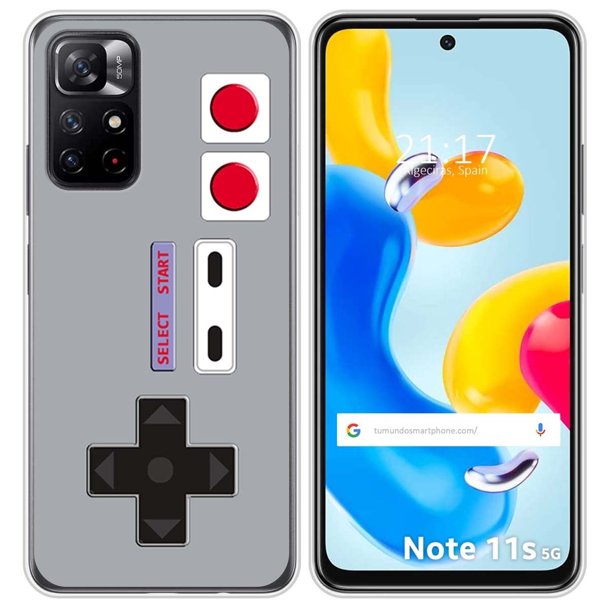 Funda Silicona para Xiaomi Redmi Note 11s 5G diseño Consola Dibujos