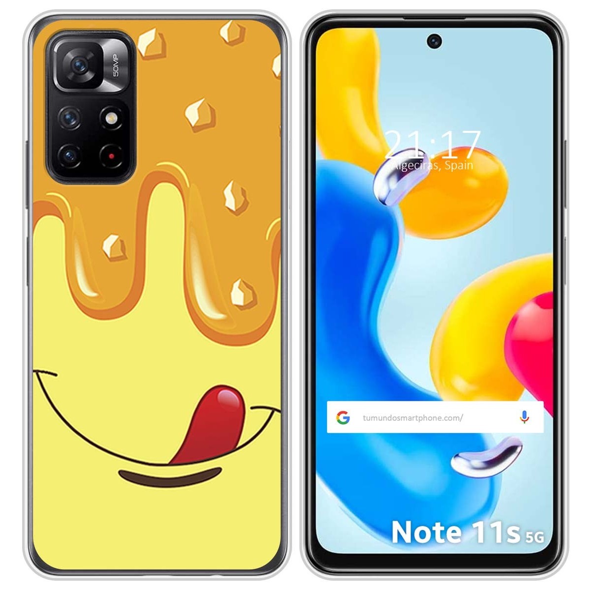 Funda Silicona para Xiaomi Redmi Note 11s 5G diseño Helado Vainilla Dibujos