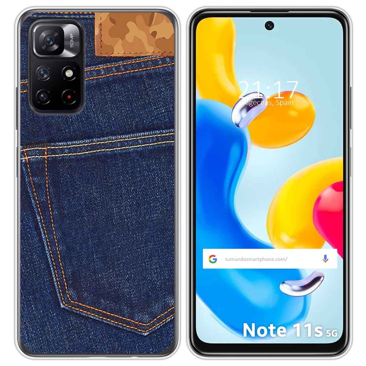 Funda Silicona para Xiaomi Redmi Note 11s 5G diseño Vaquero Dibujos