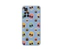 Funda Silicona Líquida Azul para Xiaomi Redmi Note 11s 5G diseño Catrina Dibujos