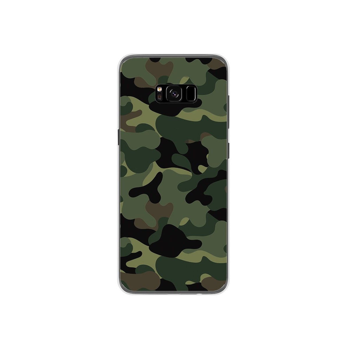 Funda Gel Tpu para Samsung Galaxy S8 Plus Diseño Camuflaje Dibujos