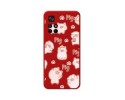Funda Silicona Líquida Roja para Xiaomi Redmi Note 11s 5G diseño Cerdos Dibujos