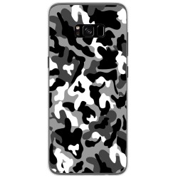 Funda Gel Tpu para Samsung Galaxy S8 Plus Diseño Snow Camuflaje Dibujos