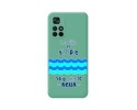 Funda Silicona Líquida Verde para Xiaomi Redmi Note 11s 5G diseño Agua Dibujos