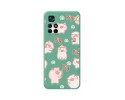 Funda Silicona Líquida Verde para Xiaomi Redmi Note 11s 5G diseño Cerdos Dibujos