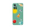 Funda Silicona Líquida Verde para Xiaomi Redmi Note 11s 5G diseño Espacio Dibujos