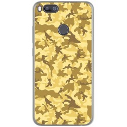 Funda Gel Tpu para Xiaomi Mi 5X / Mi A1 Diseño Sand Camuflaje Dibujos