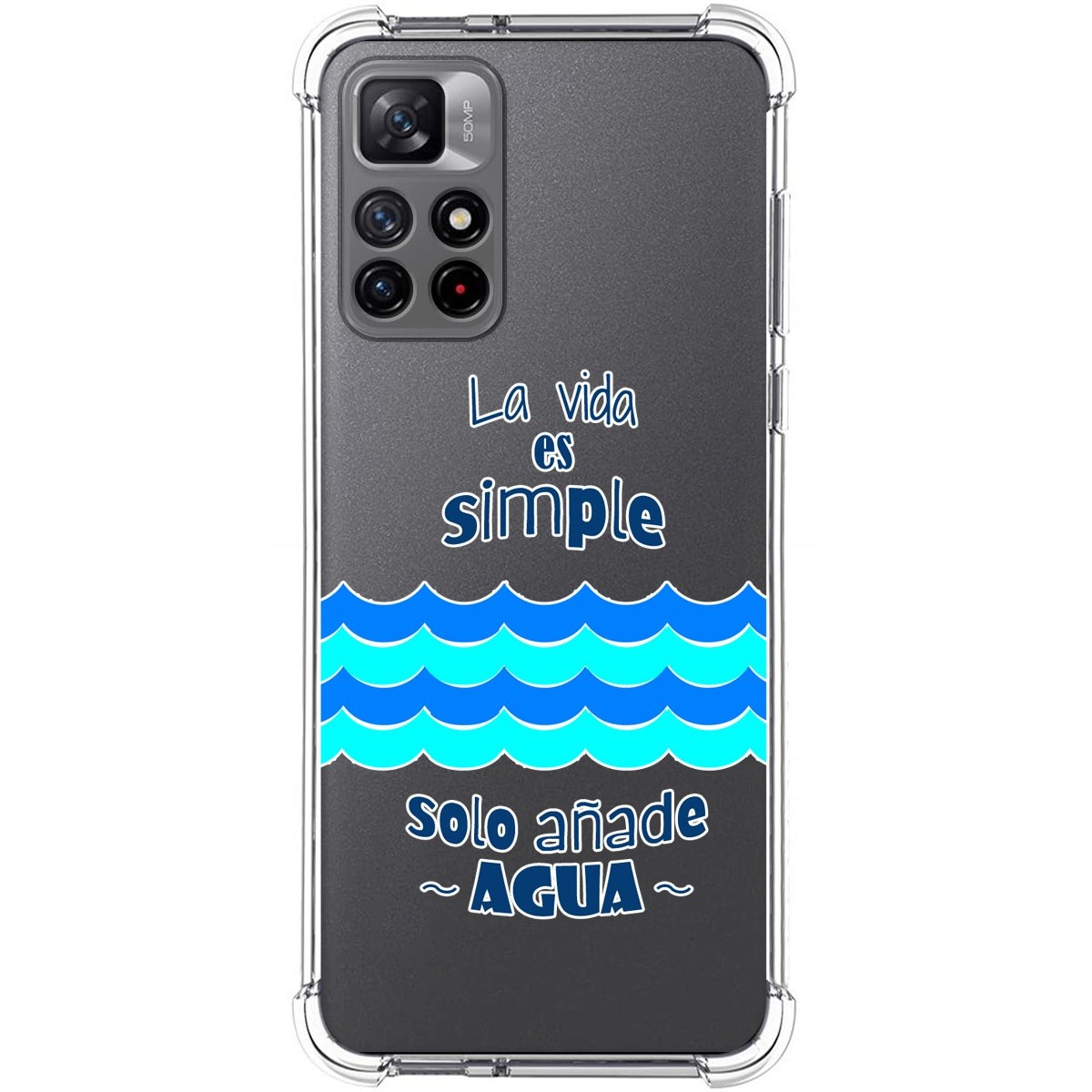 Funda Silicona Antigolpes para Xiaomi Redmi Note 11s 5G diseño Agua Dibujos