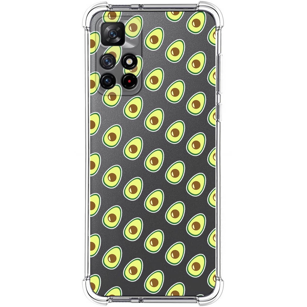 Funda Silicona Antigolpes para Xiaomi Redmi Note 11s 5G diseño Aguacate Dibujos