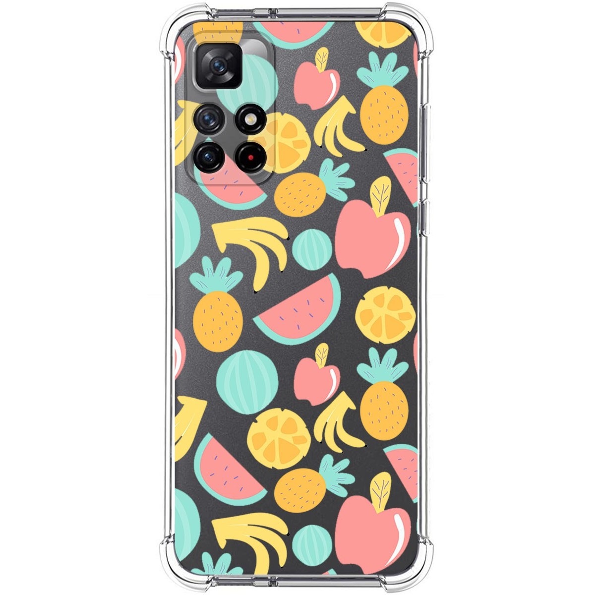 Funda Silicona Antigolpes para Xiaomi Redmi Note 11s 5G diseño Frutas 02 Dibujos