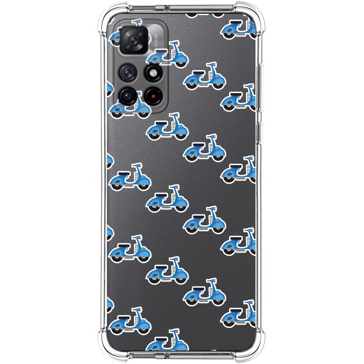 Funda Silicona Antigolpes para Xiaomi Redmi Note 11s 5G diseño Scooter Dibujos