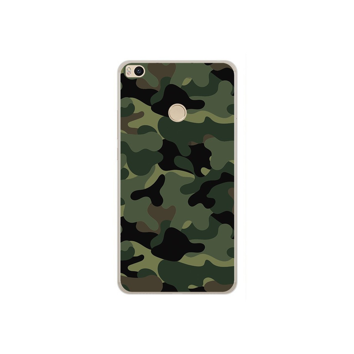 Funda Gel Tpu para Xiaomi Mi Max 2 Diseño Camuflaje Dibujos