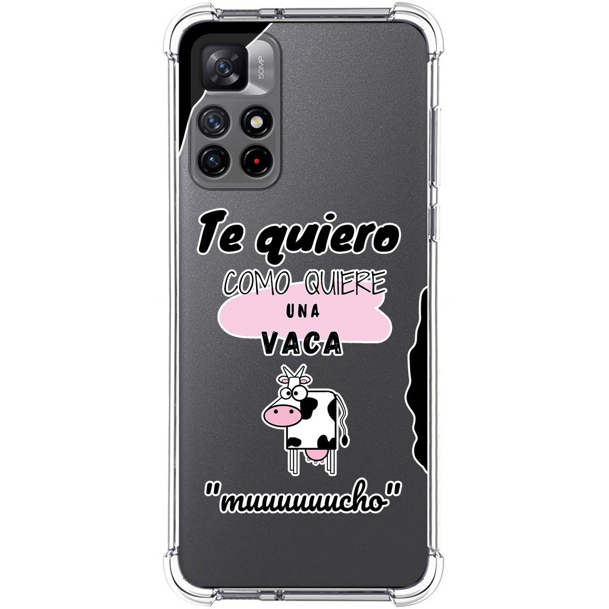 Funda Silicona Antigolpes para Xiaomi Redmi Note 11s 5G diseño Vaca Dibujos