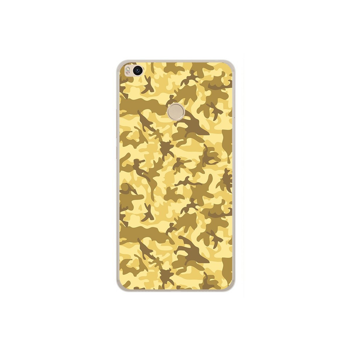 Funda Gel Tpu para Xiaomi Mi Max 2 Diseño Sand Camuflaje Dibujos
