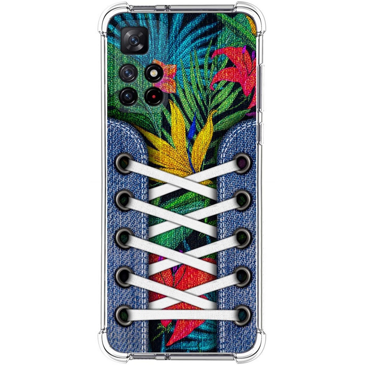 Funda Silicona Antigolpes para Xiaomi Redmi Note 11s 5G diseño Zapatillas 12 Dibujos