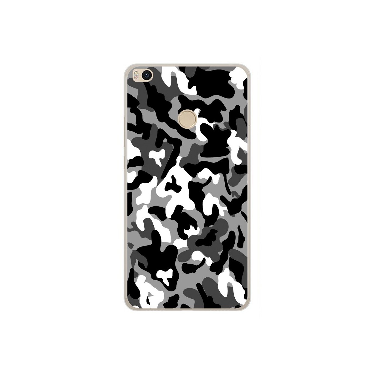 Funda Gel Tpu para Xiaomi Mi Max 2 Diseño Snow Camuflaje Dibujos