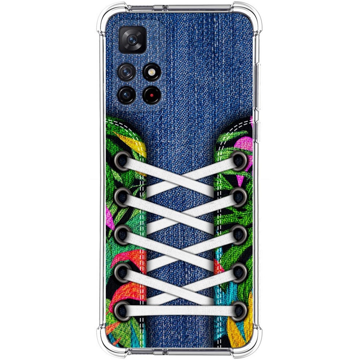 Funda Silicona Antigolpes para Xiaomi Redmi Note 11s 5G diseño Zapatillas 13 Dibujos