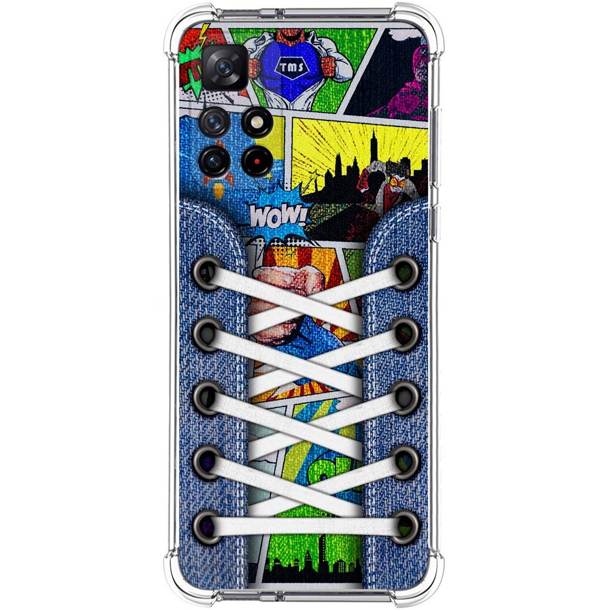 Funda Silicona Antigolpes para Xiaomi Redmi Note 11s 5G diseño Zapatillas 14 Dibujos