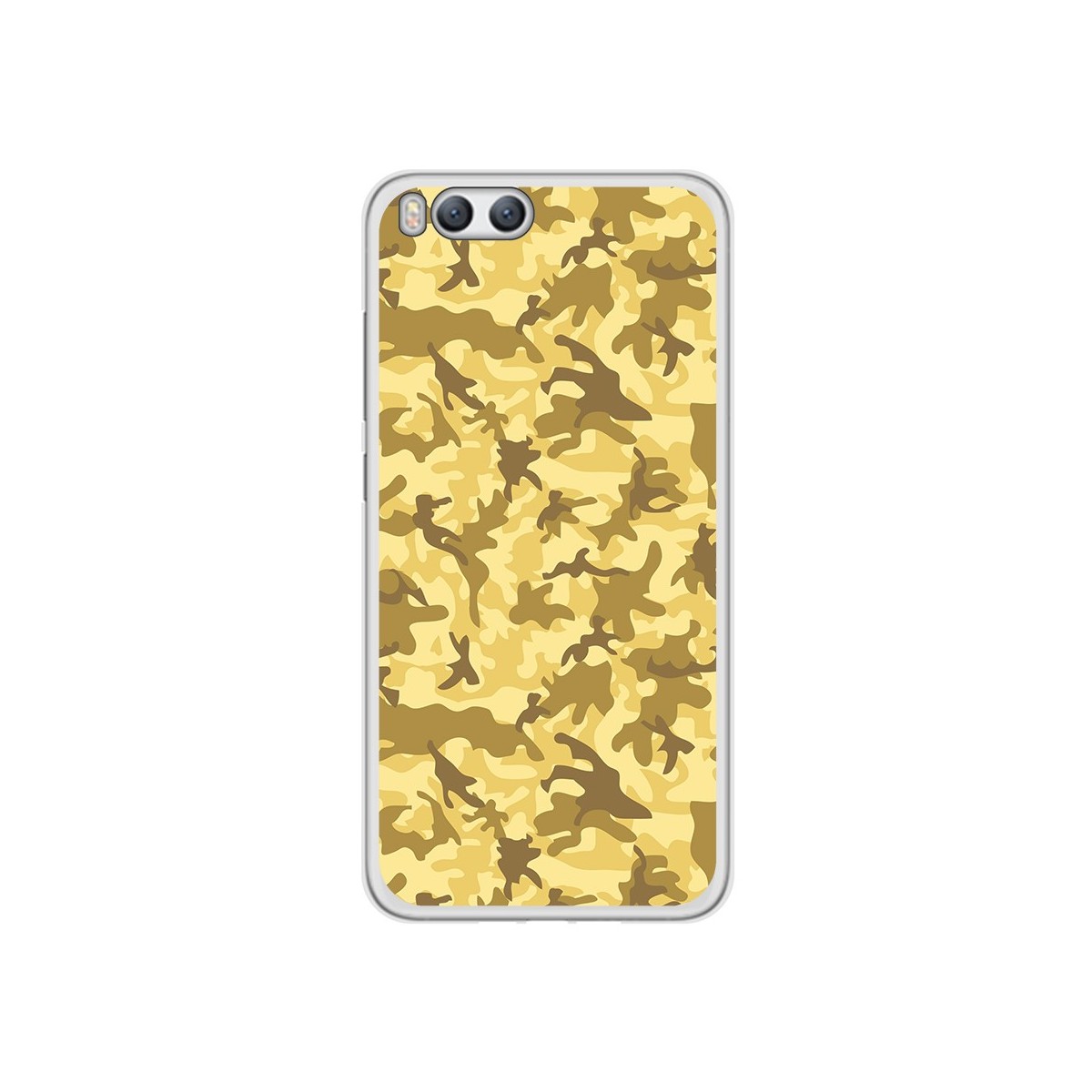 Funda Gel Tpu para Xiaomi Mi6 Diseño Sand Camuflaje Dibujos
