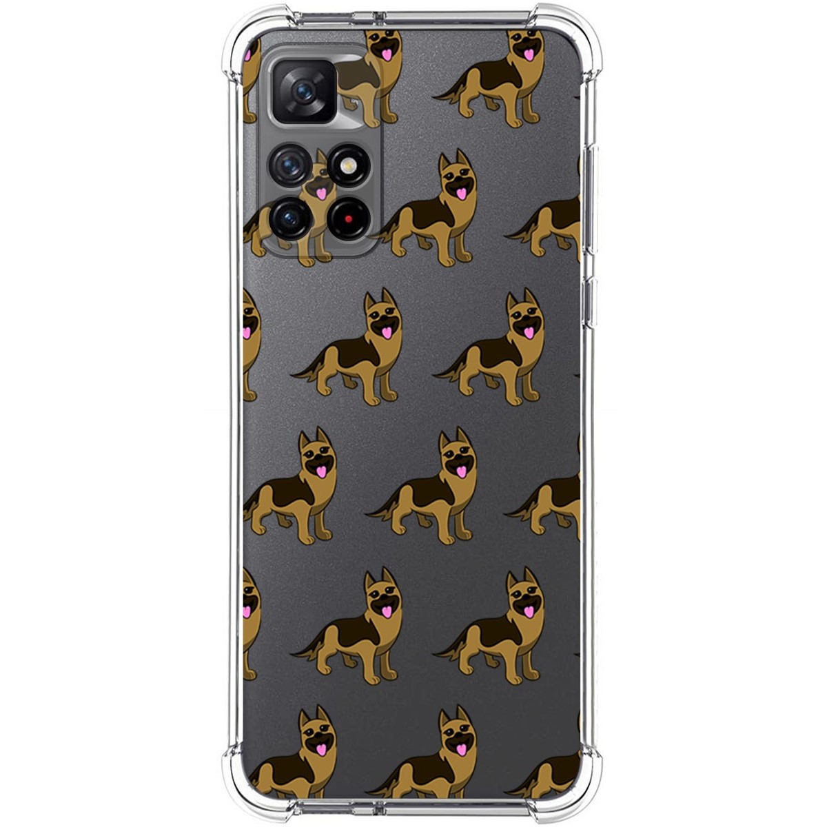 Funda Silicona Antigolpes para Xiaomi Redmi Note 11s 5G diseño Perros 09 Dibujos