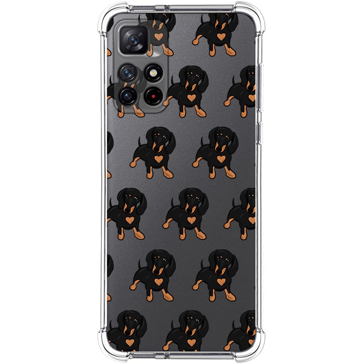 Funda Silicona Antigolpes para Xiaomi Redmi Note 11s 5G diseño Perros 10 Dibujos