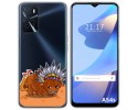 Funda Silicona Transparente para Oppo A54s diseño Bufalo Dibujos